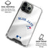 MLB Toronto Blue Jays Jersey Home iPhone 16 Pro Clear Case